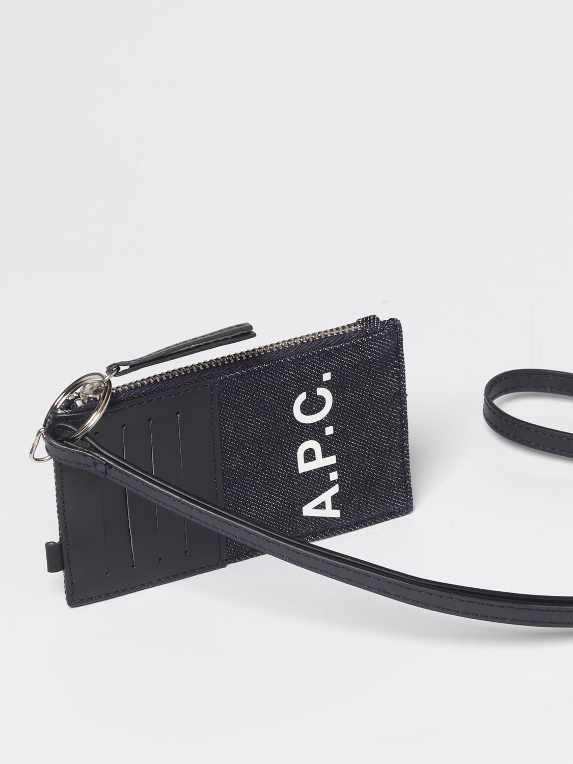 A.P.C. WALLET: Bags men A.P.C., Blue - Img 3