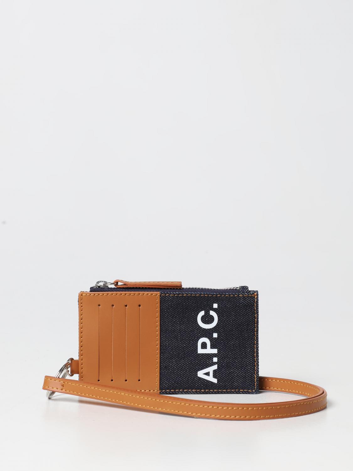 A.P.C. WALLET: Bags men A.P.C., Brown - Img 1