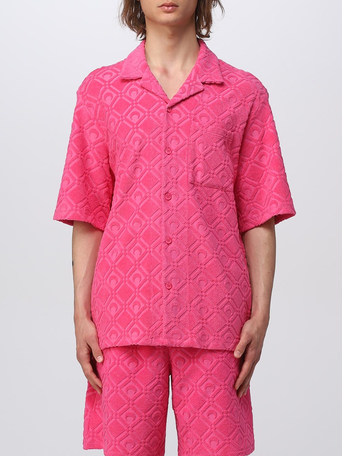 MARINE SERRE SHIRT: Shirt men Marine Serre, Fuchsia - Img 1