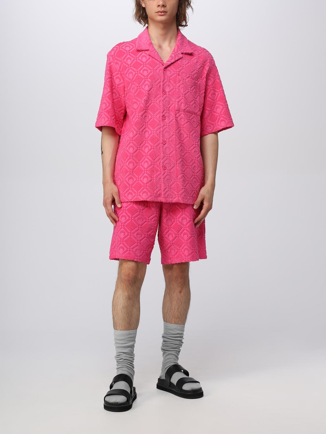 MARINE SERRE SHIRT: Shirt men Marine Serre, Fuchsia - Img 2
