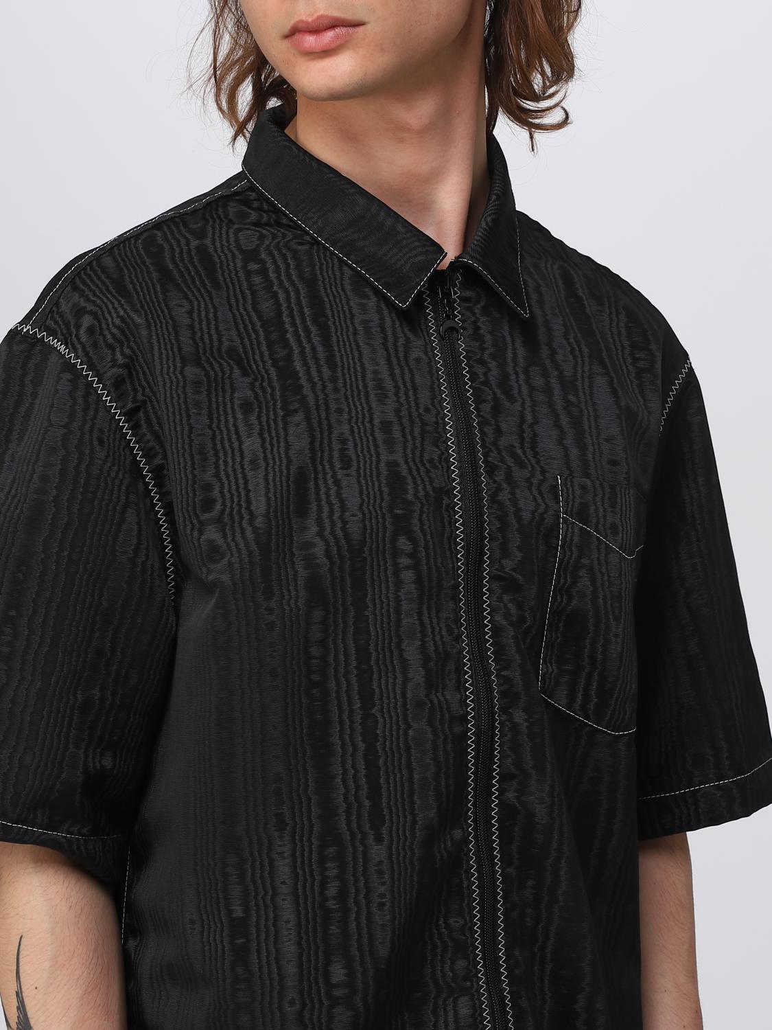 MARINE SERRE SHIRT: Shirt men Marine Serre, Black - Img 4