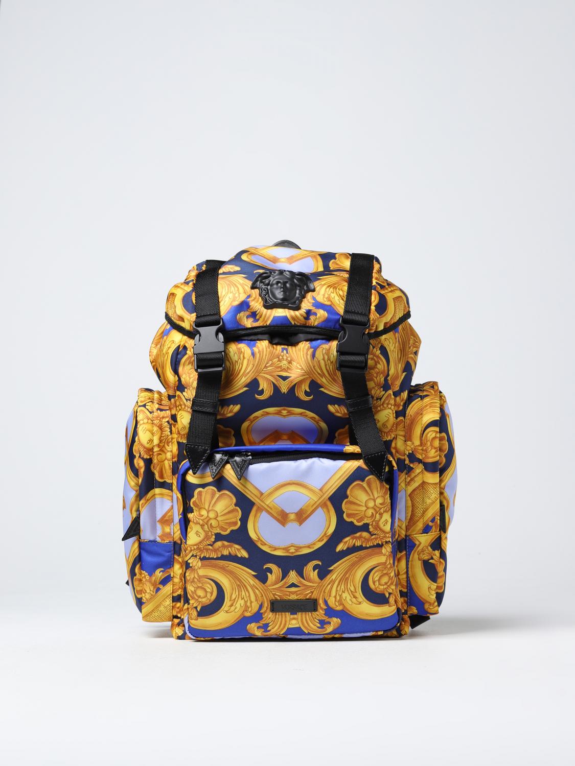 Versace backpack in nylon - Navy | 10007331A06138 | GIGLIO.COM display picture 1