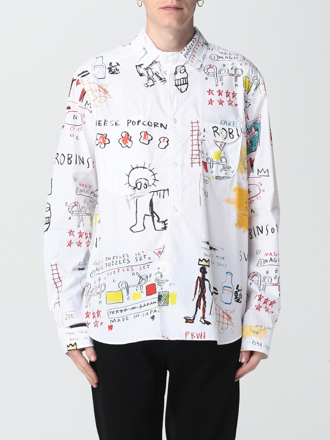 JUNYA WATANABE CAMICIA: Camicia Junya Watanabe in cotone, Bianco - Img 1