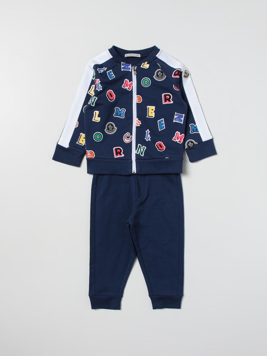 MONCLER MONO: Mono niños Moncler, Azul Oscuro - Img 1