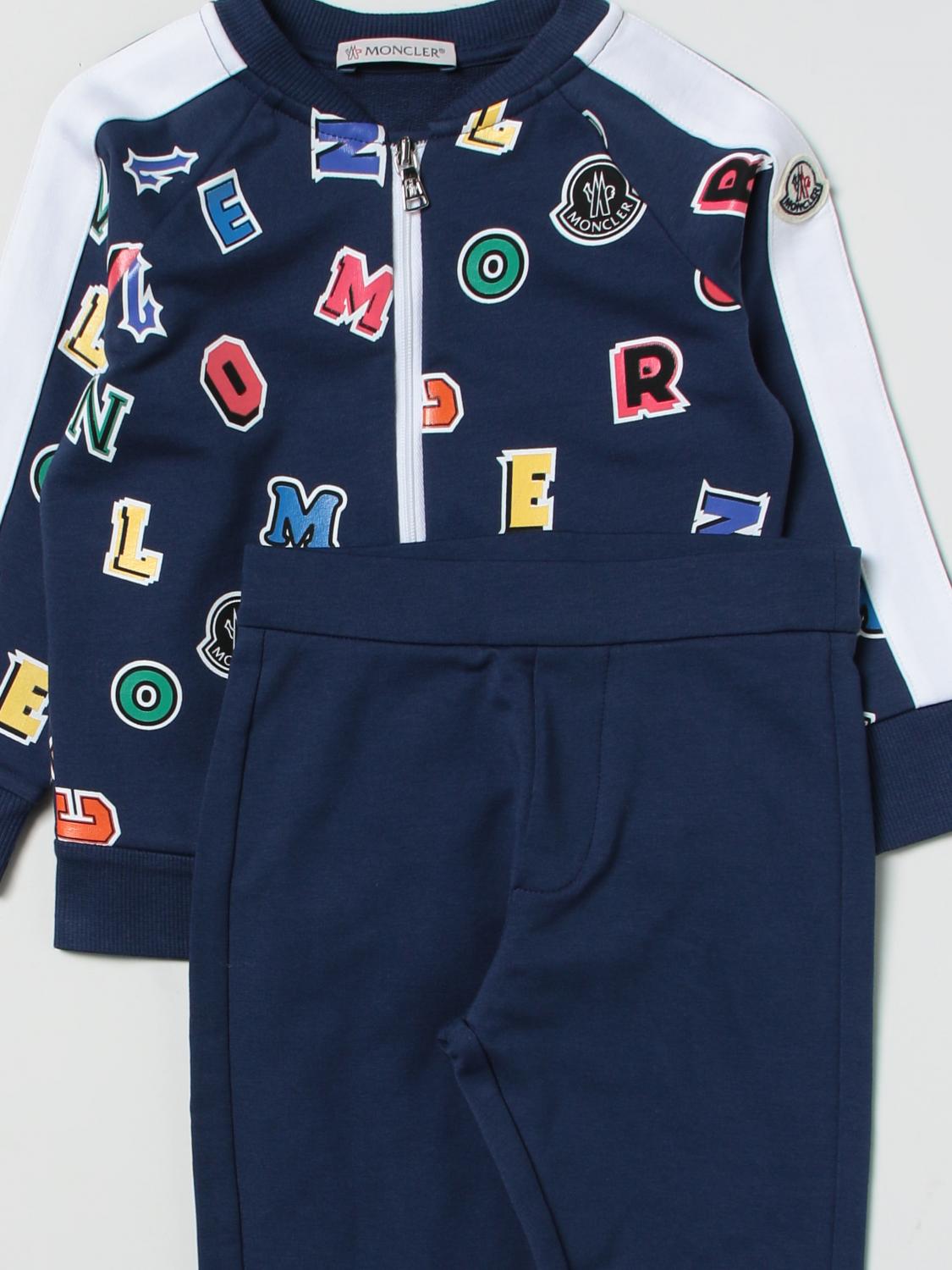 MONCLER MONO: Mono niños Moncler, Azul Oscuro - Img 3