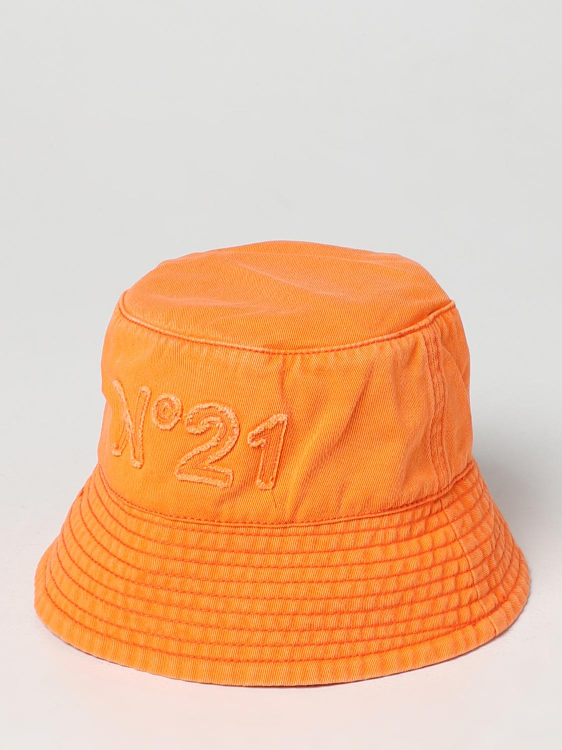 N° 21 GORRO: Gorro niños N° 21, Naranja - Img 1