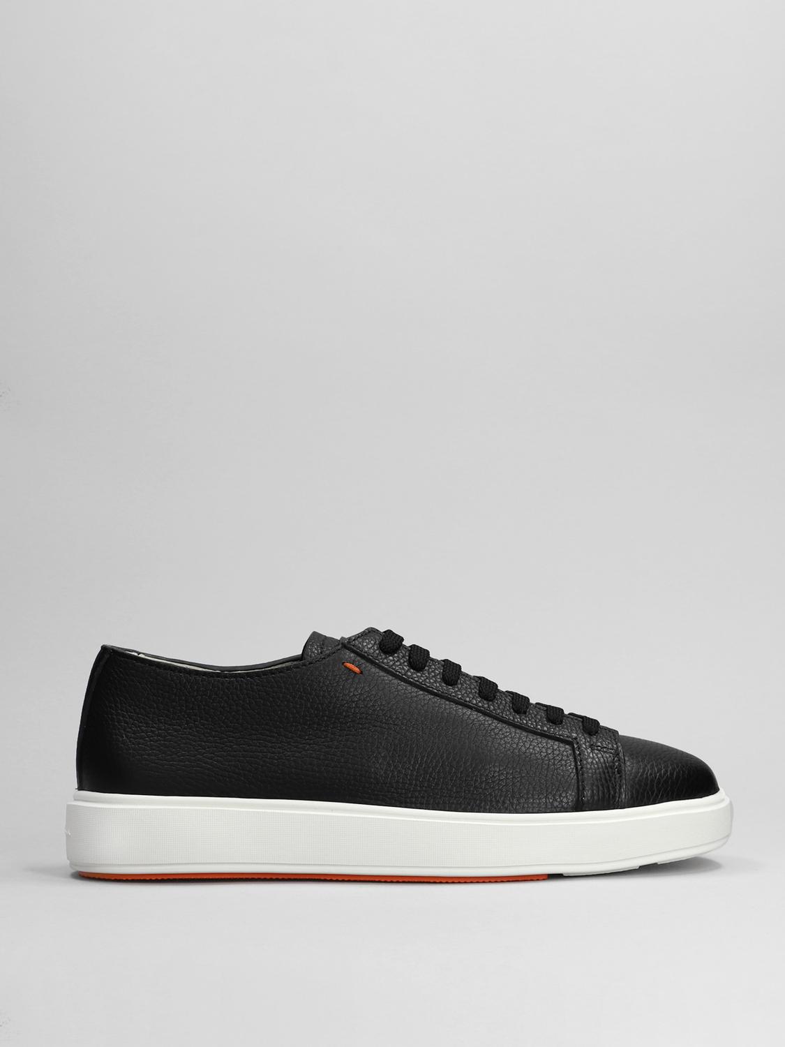 スニーカー SANTONI Men Sneakers 21571 MMD N01 Black SANTONI: Sneakers men - Black | Santoni sneakers
