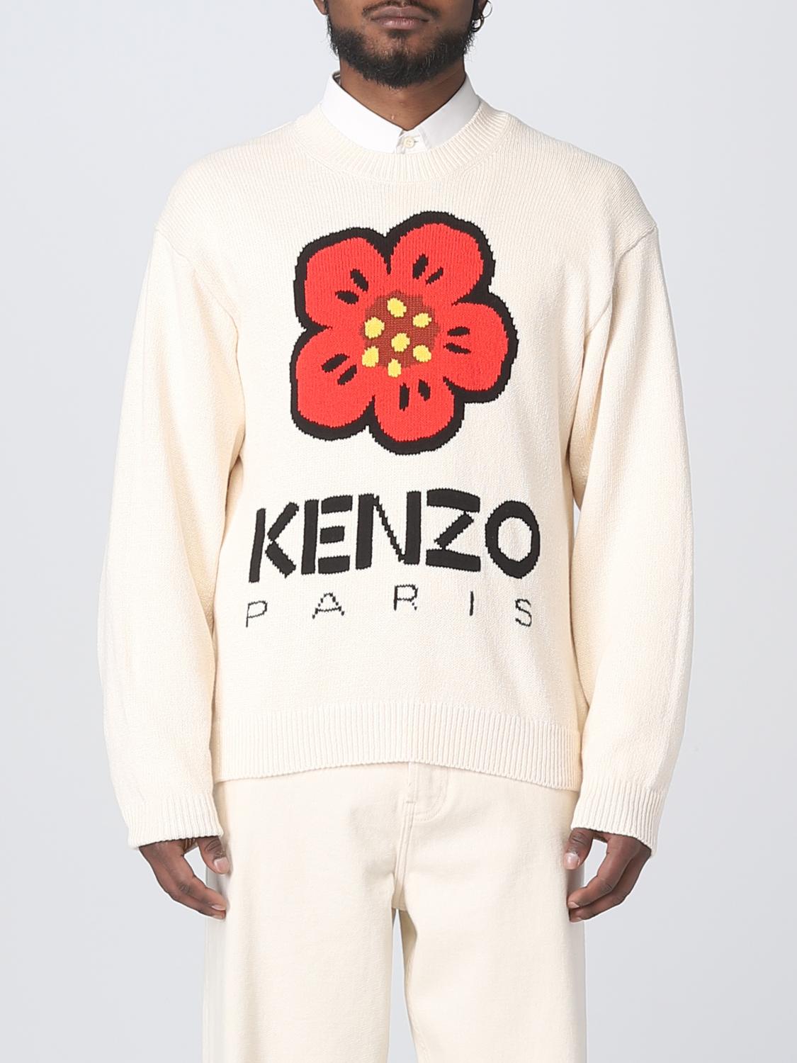 Kenzo Sweater men - White | FD55PU3803LD | GIGLIO.COM