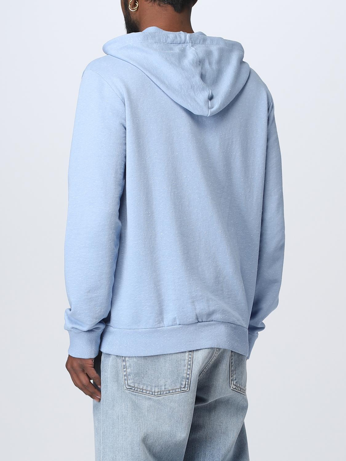 A.P.C. SWEATSHIRT: Sweatshirt men A.P.C., Blue - Img 3