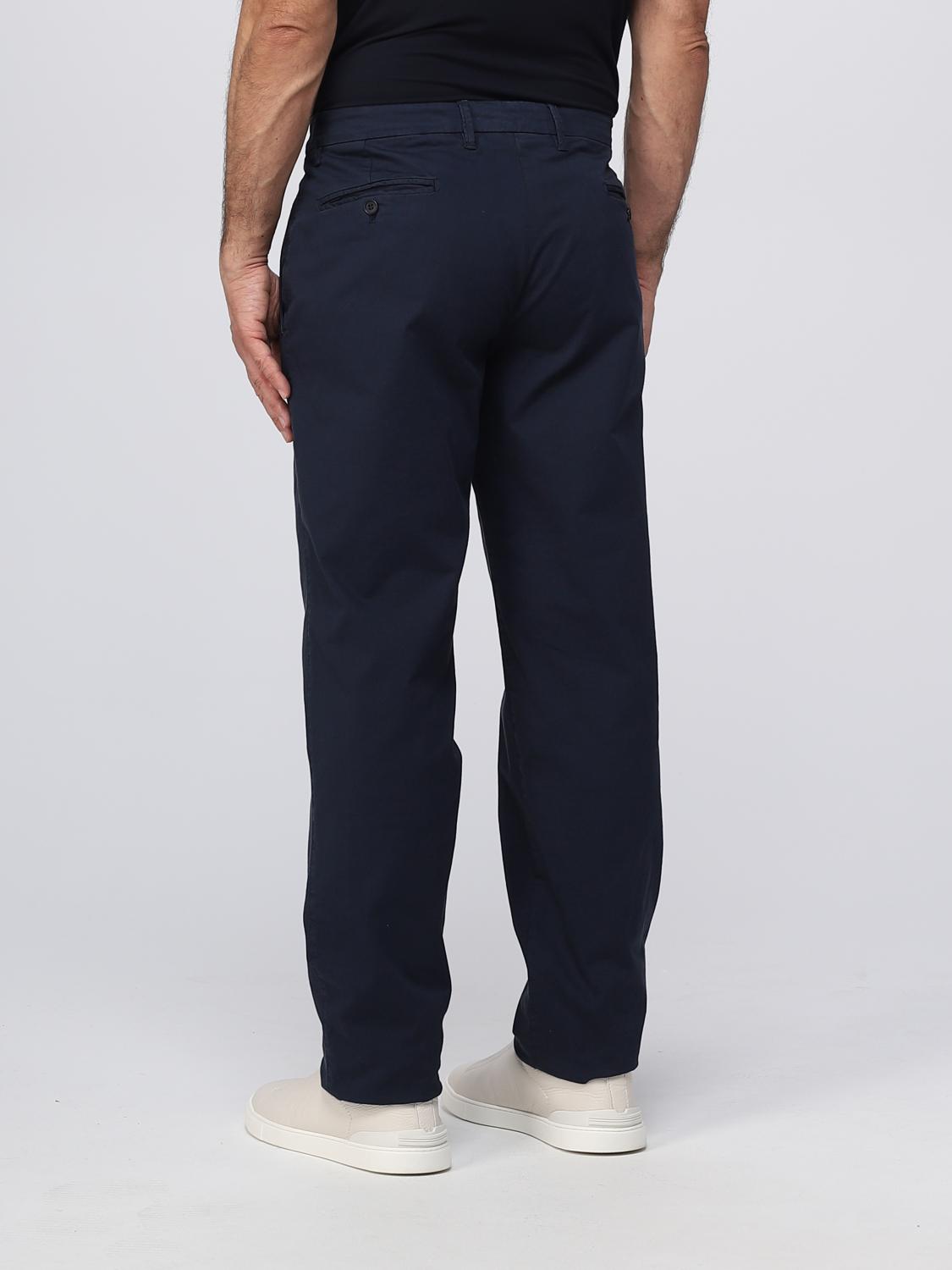 GIORGIO ARMANI PANTS: Pants men Giorgio Armani, Blue - Img 3