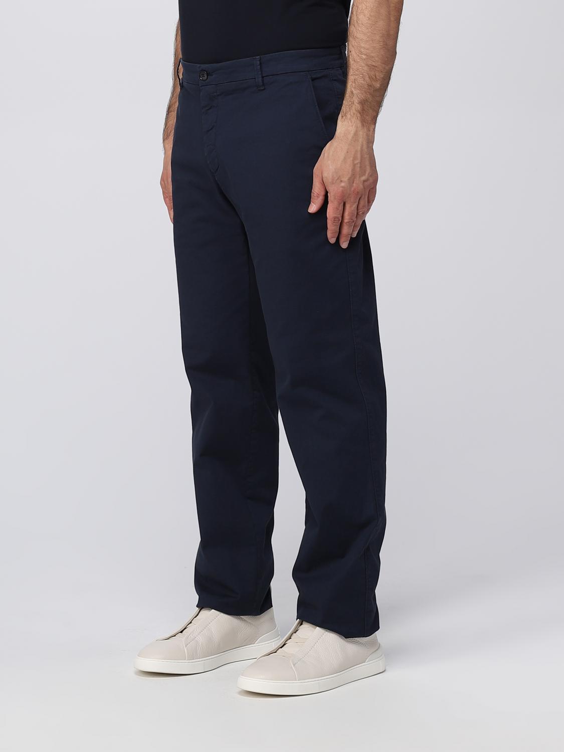 GIORGIO ARMANI PANTS: Pants men Giorgio Armani, Blue - Img 4