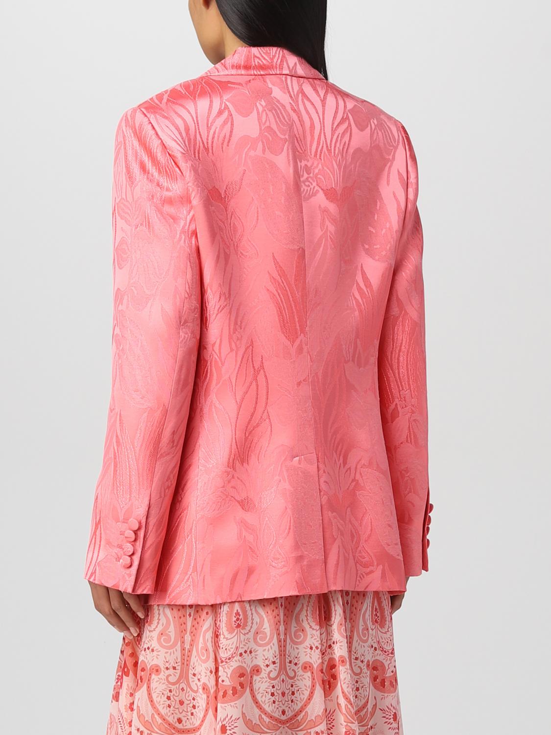 ETRO GIACCA: Blazer Etro in viscosa e lana, Rosso - Img 2