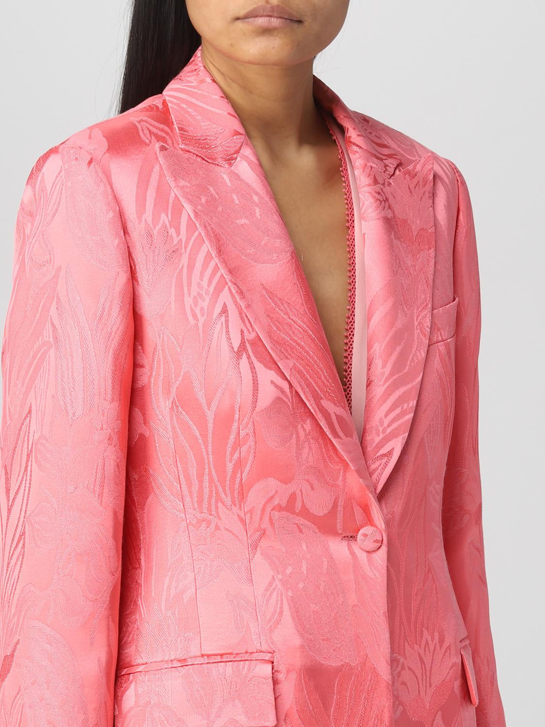ETRO GIACCA: Blazer Etro in viscosa e lana, Rosso - Img 3