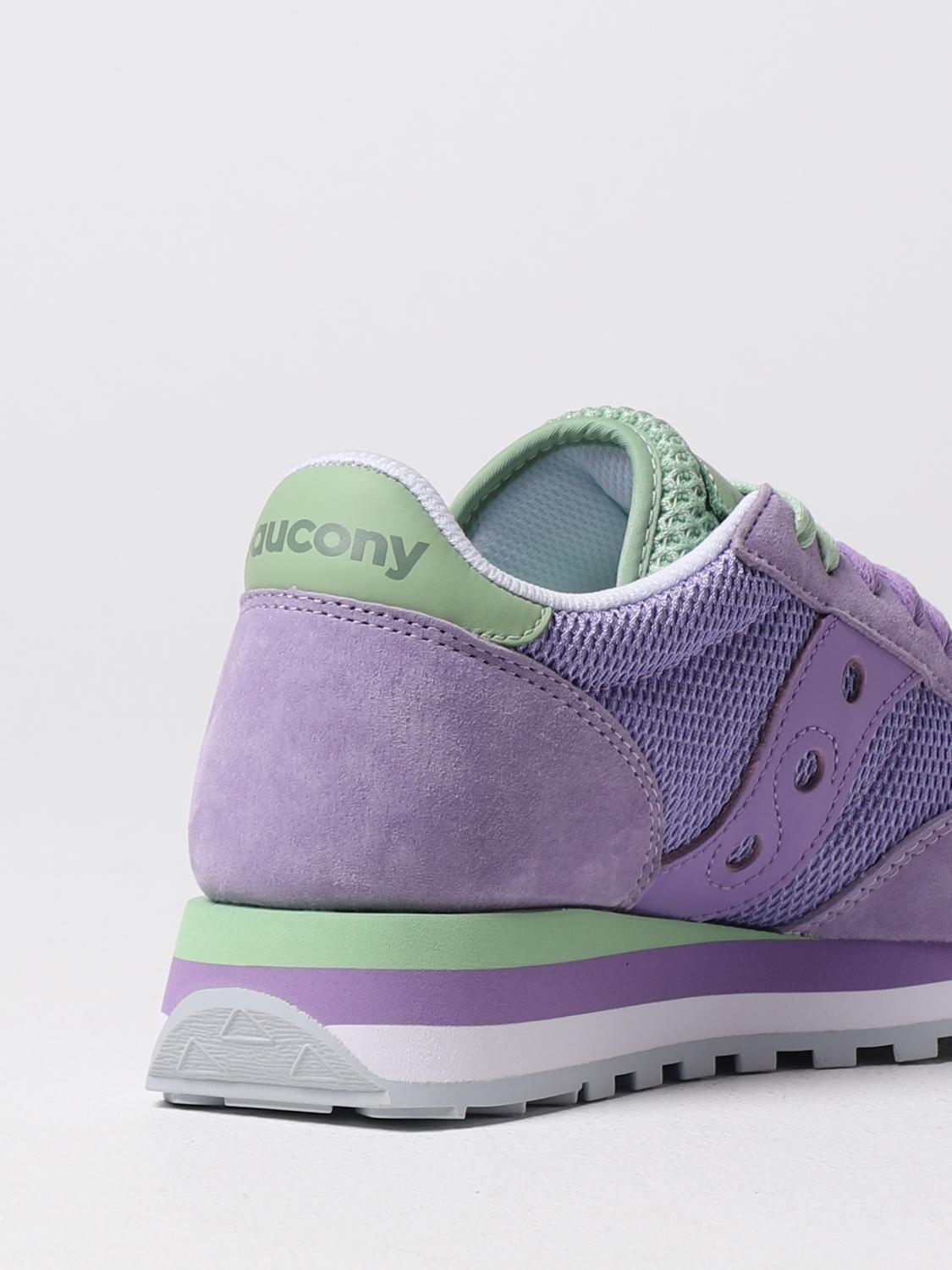 SAUCONY SNEAKERS: Sneakers Jazz Triple Saucony in mesh e suede, Viola - Img 3