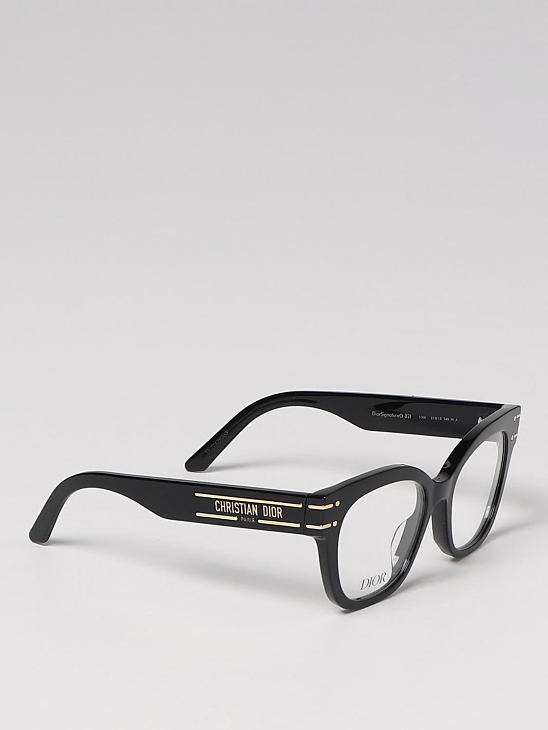 DIOR: Lunettes femme Christian Noir Lunettes De Vue Dior