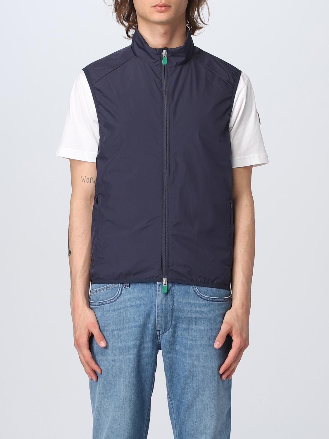 SAVE THE DUCK CHAQUETA: Chaqueta hombre Save The Duck, Azul Oscuro - Img 1