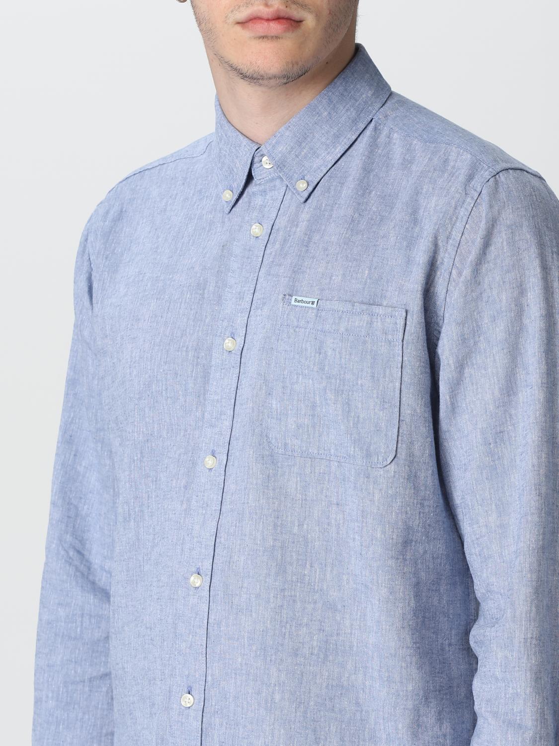 BARBOUR HEMD: Hemd herren Barbour, Blau - Img 3