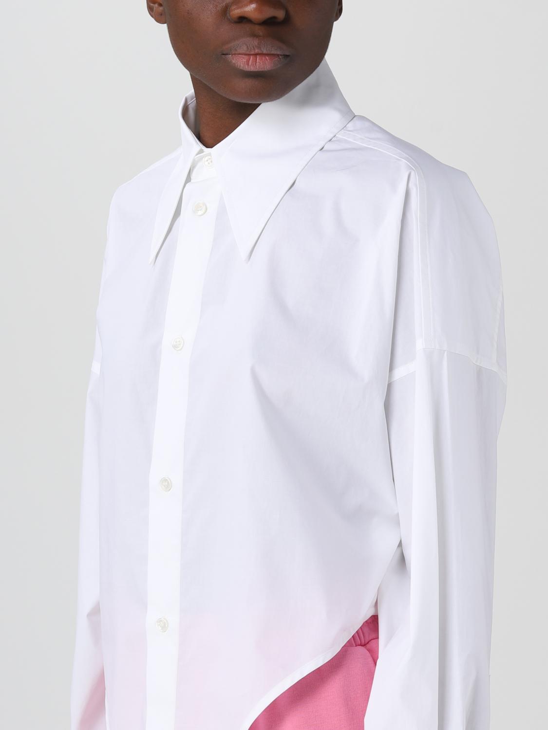 MM6 MAISON MARGIELA: Shirt woman - White | Mm6 Maison Margiela