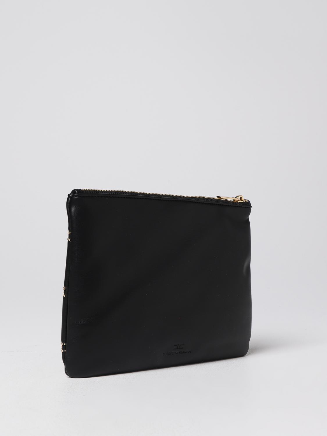 ELISABETTA FRANCHI CLUTCH: Schultertasche damen Elisabetta Franchi, Schwarz - Img 2
