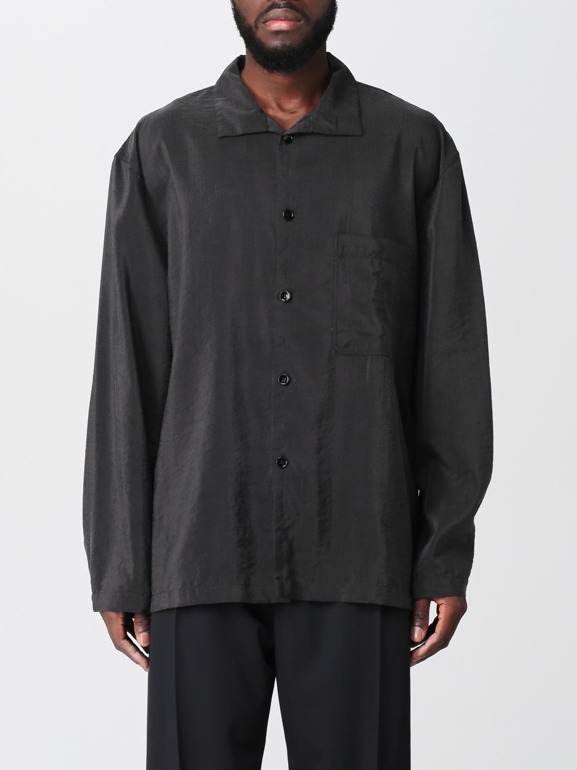 LEMAIRE CAMICIA: Camicia Lemaire in seta e nylon, Blue - Img 1
