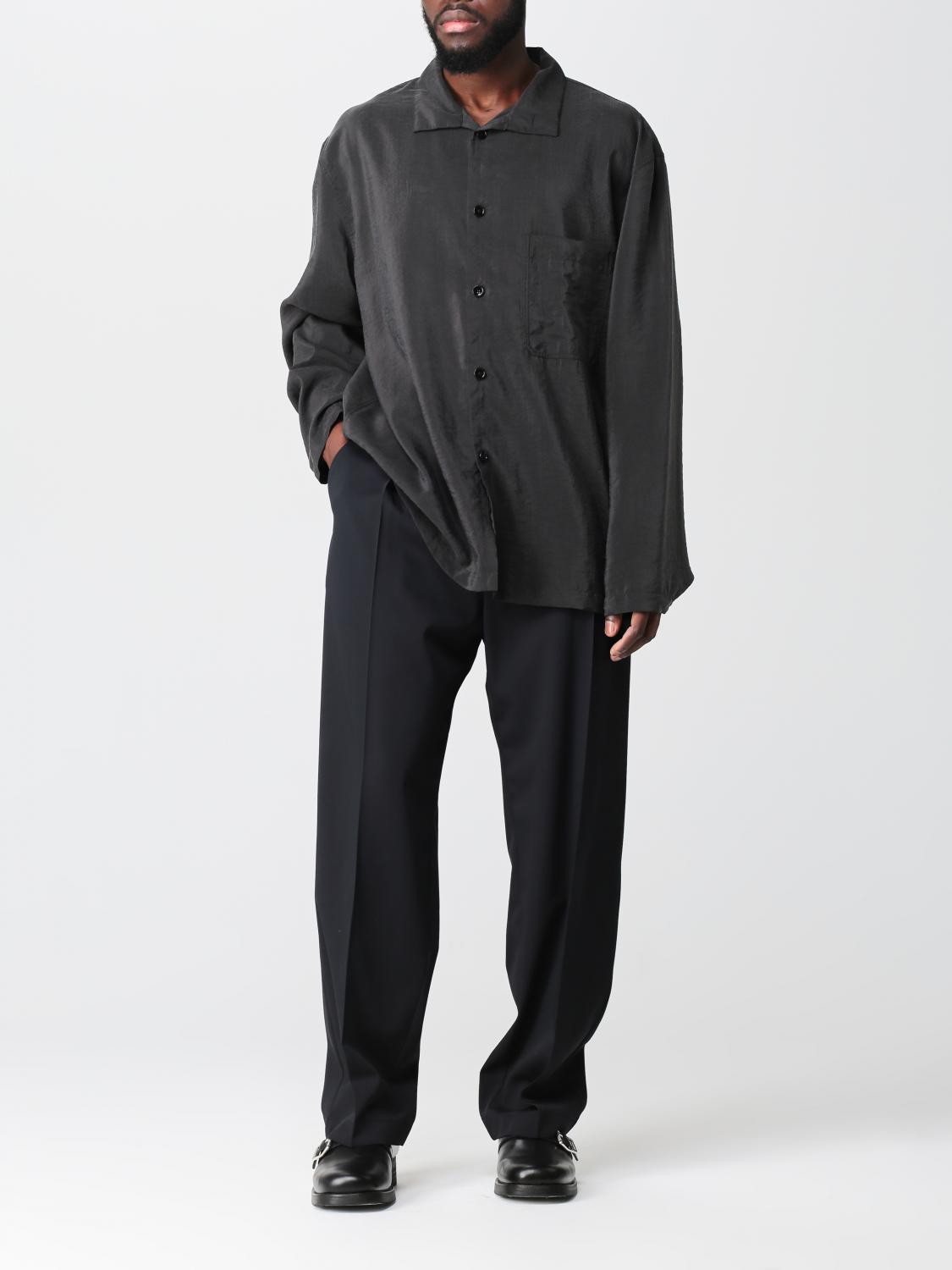 LEMAIRE CAMICIA: Camicia Lemaire in seta e nylon, Blue - Img 2