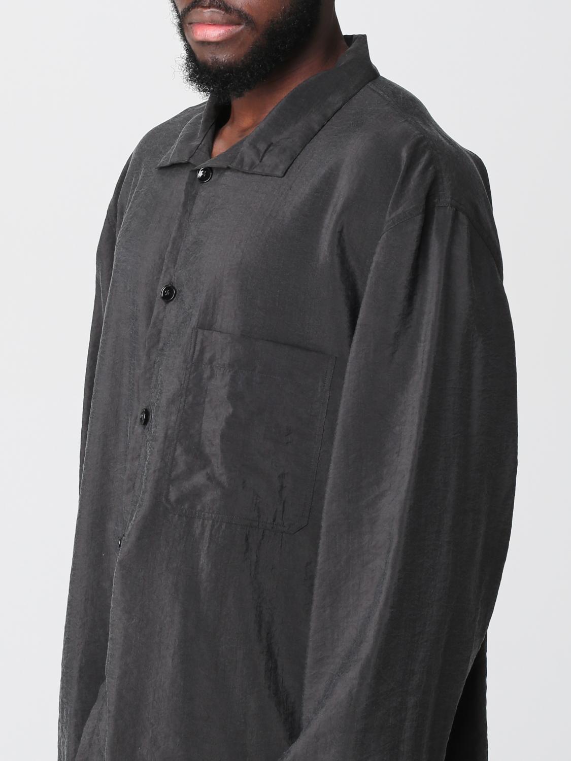 LEMAIRE CAMICIA: Camicia Lemaire in seta e nylon, Blue - Img 5