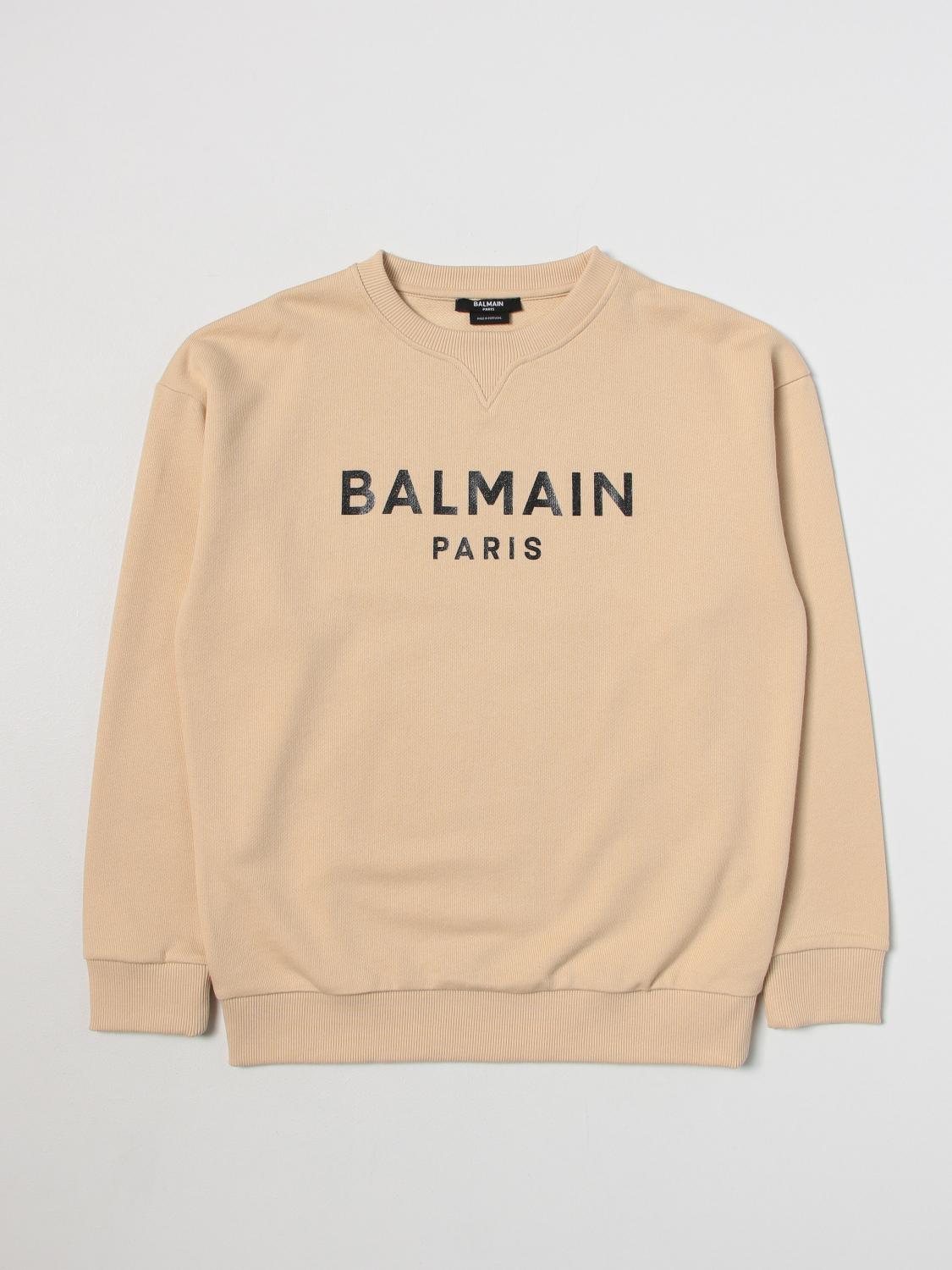 BALMAIN PULLOVER: Pullover kinder Balmain Kids, Braun - Img 1