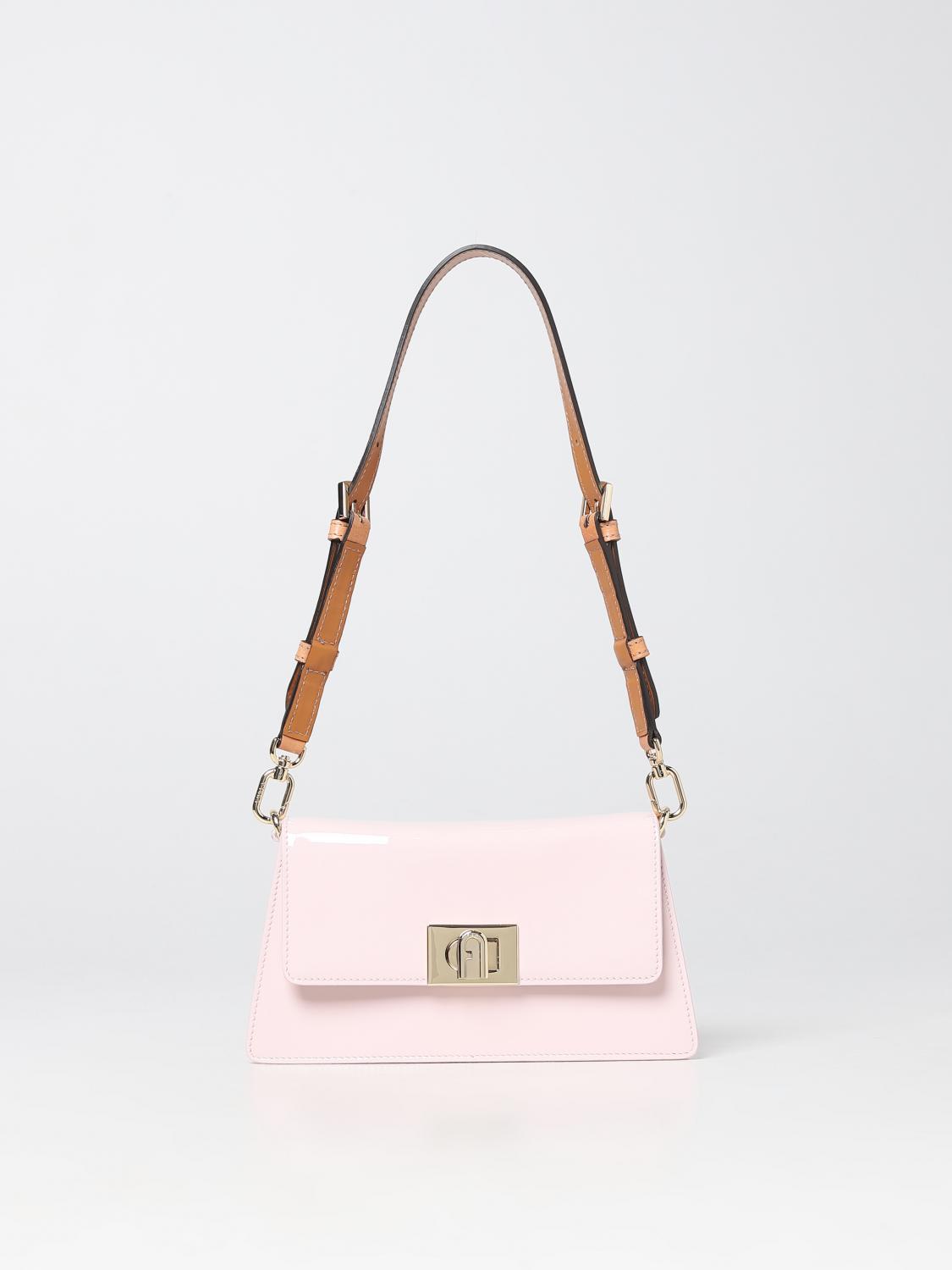 FURLA BORSA MINI: Borsa Zoe Furla in vernice, Quarzo - Img 1