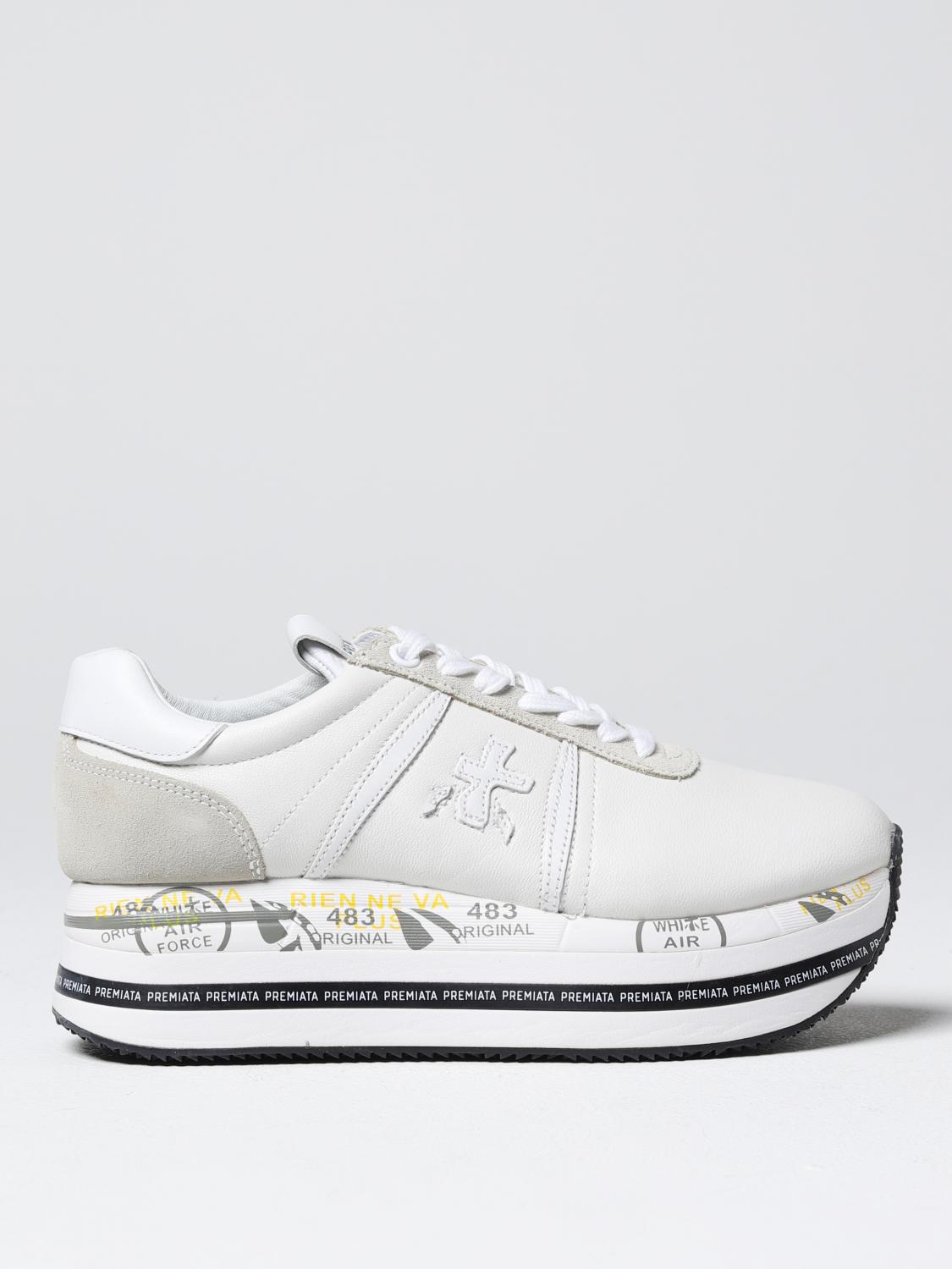 PREMIATA BASKETS: Baskets femme Premiata, Beige - Img 1