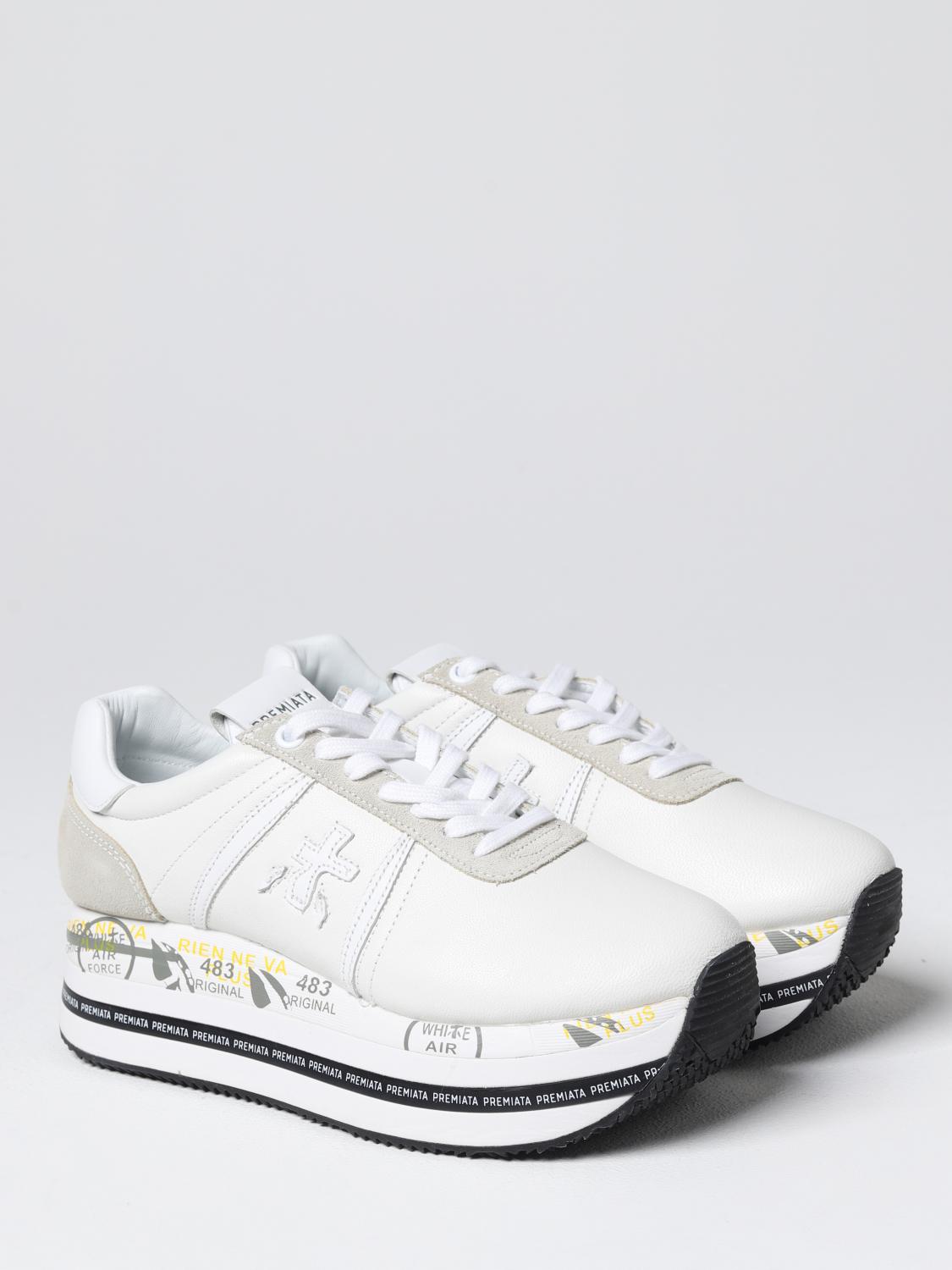PREMIATA BASKETS: Baskets femme Premiata, Beige - Img 2