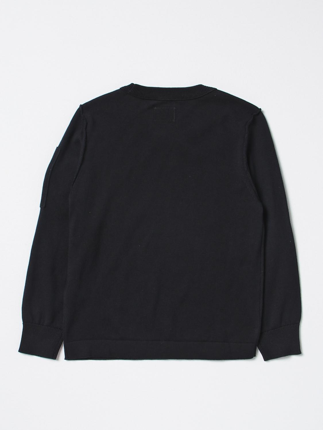 C.P. COMPANY PULL: Pull enfant C.P. Company, Noir - Img 2