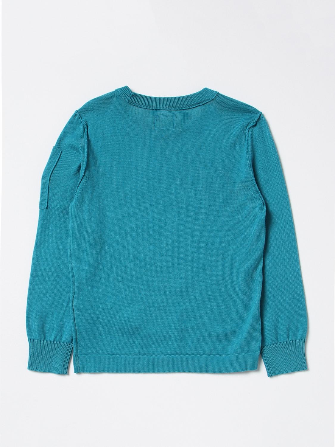 C.P. COMPANY PULL: Pull enfant C.P. Company, Bleu - Img 2
