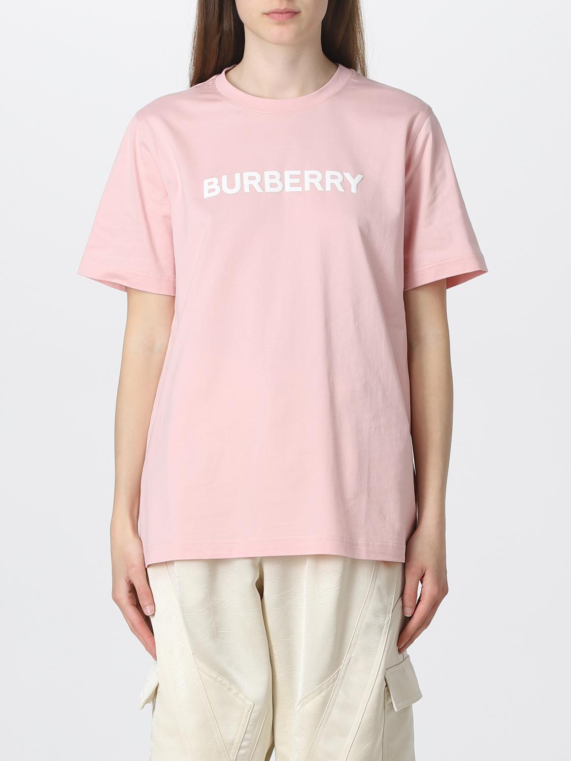 BURBERRY: cotton T-shirt - Pink | Burberry t-shirt 8067529