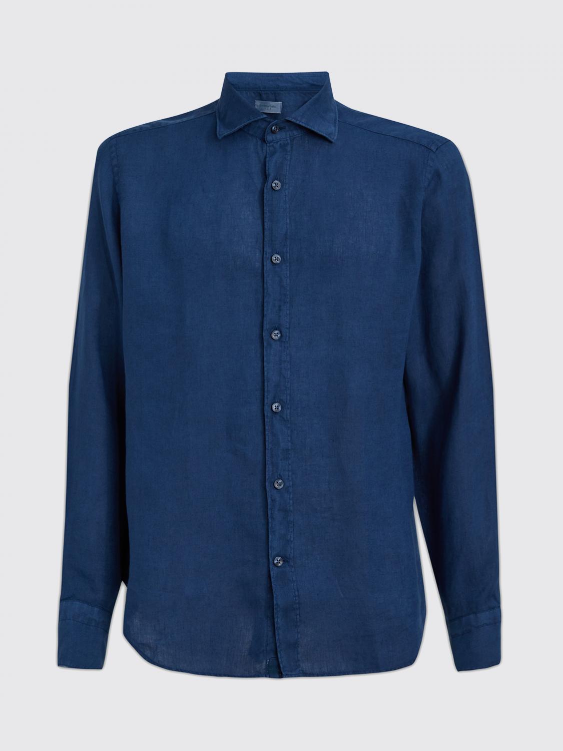 TINTORIA MATTEI SHIRT: Shirt men Tintoria Mattei, Blue 1 - Img 1