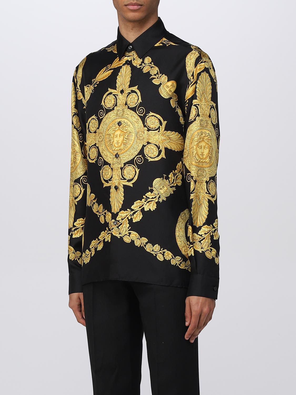 Versace Shirt men - Black | 10085731A06819 | GIGLIO.COM