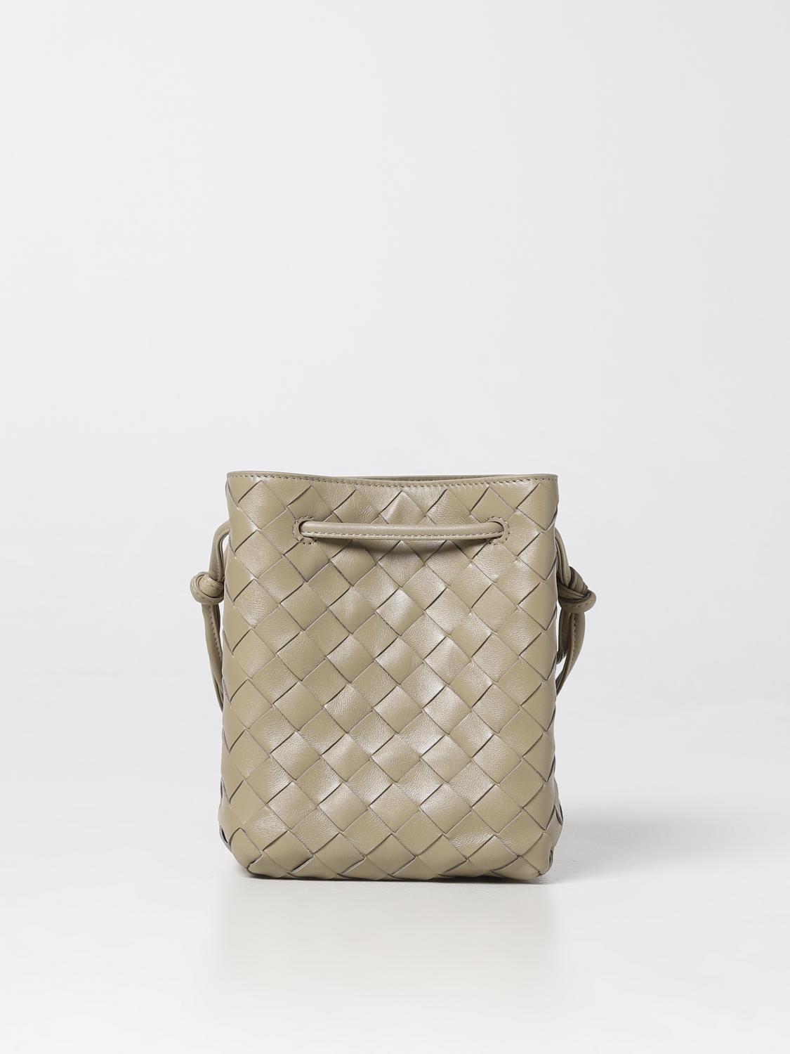 BOTTEGA VENETA MINI BAG: Shoulder bag woman Bottega Veneta, Dove Grey - Img 1