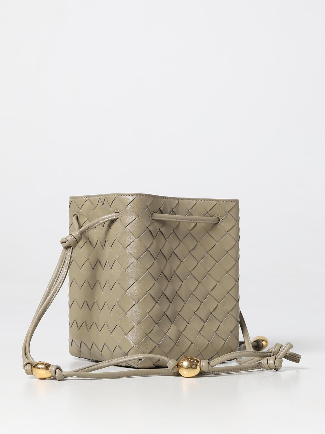 BOTTEGA VENETA MINI BAG: Shoulder bag woman Bottega Veneta, Dove Grey - Img 2