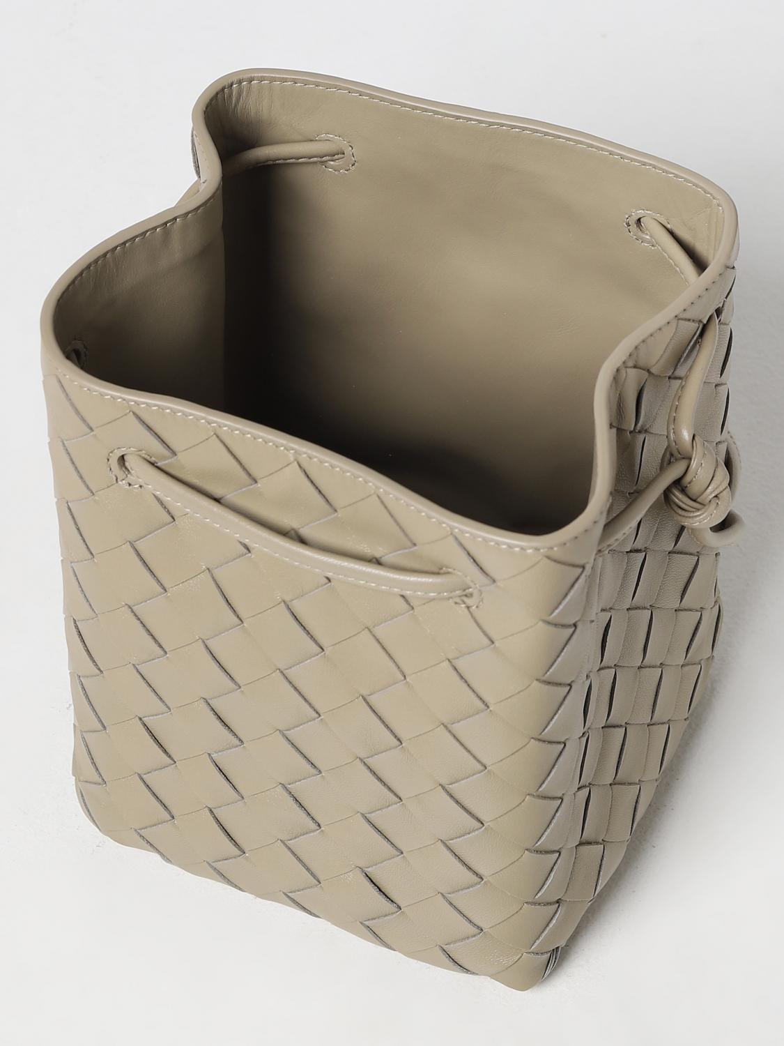BOTTEGA VENETA MINI BAG: Shoulder bag woman Bottega Veneta, Dove Grey - Img 4