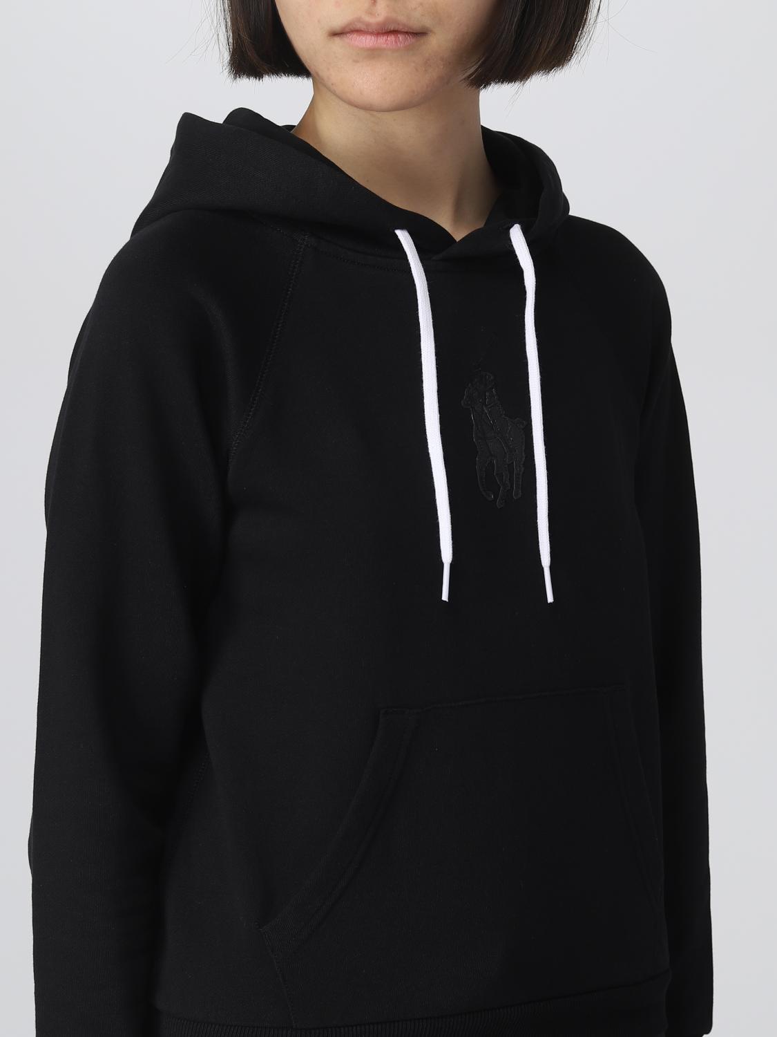 POLO RALPH LAUREN SWEATSHIRT: Sweatshirt woman Polo Ralph Lauren, Black - Img 3