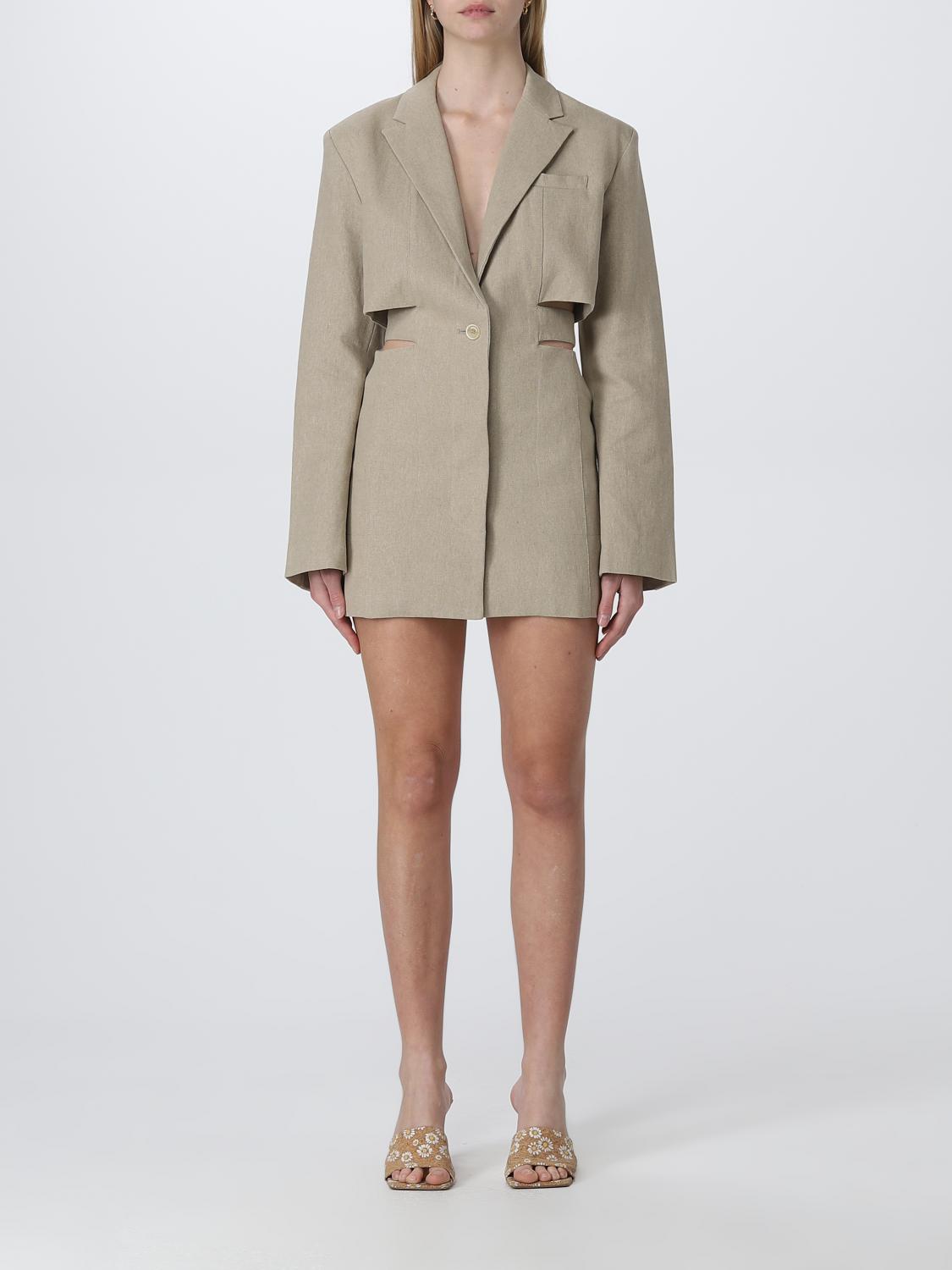 JACQUEMUS JACKET: Jacket woman Jacquemus, Sand - Img 1
