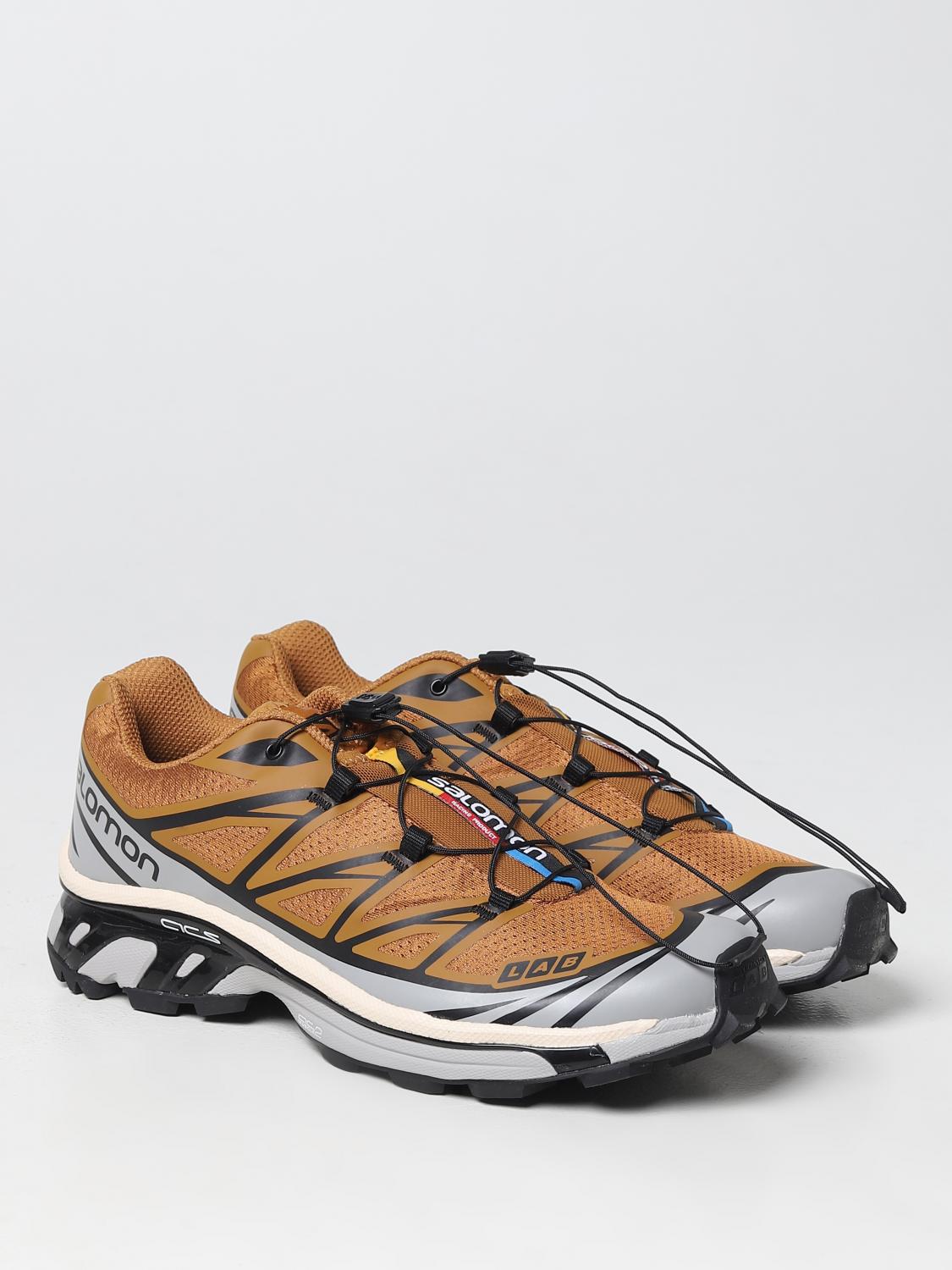 SALOMON SNEAKERS: Sneakers XT-6 Salomon in tessuto e pelle sintetica, Lilla - Img 2