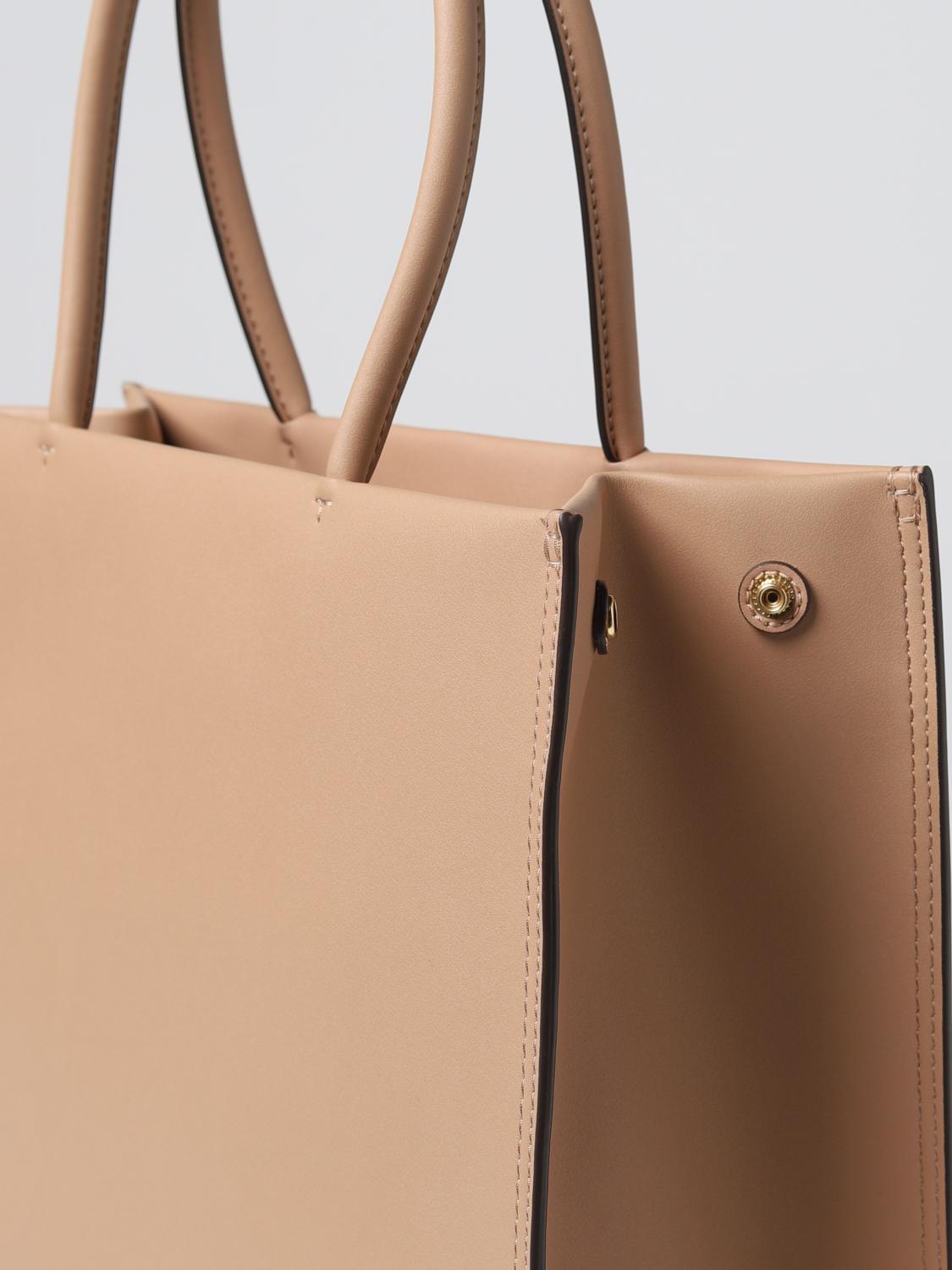 TORY BURCH BORSA TOTE: Borsa Ella Tory Burch in pelle sintetica, Rosso - Img 3