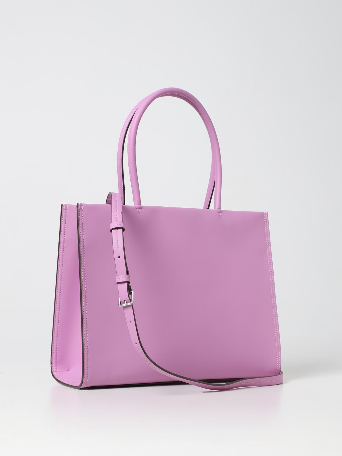 TORY BURCH BORSA TOTE: Borsa Ella Tory Burch in pelle sintetica, Lilla - Img 2