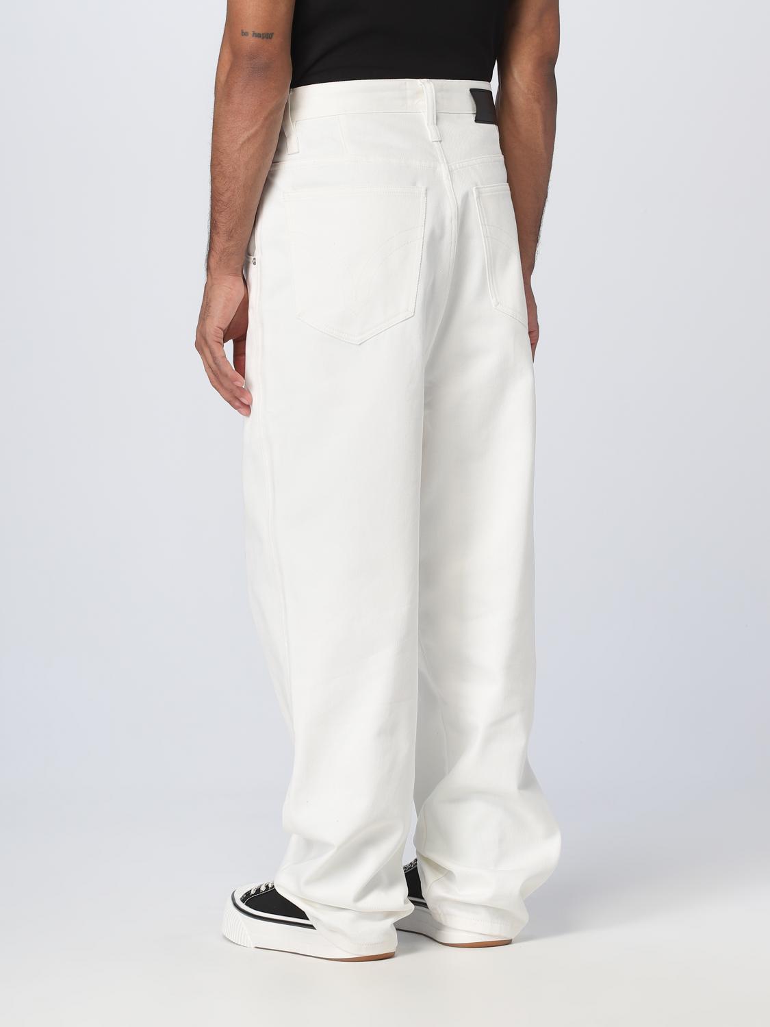 AMI PARIS JEANS: Pants men Ami Paris, White - Img 3