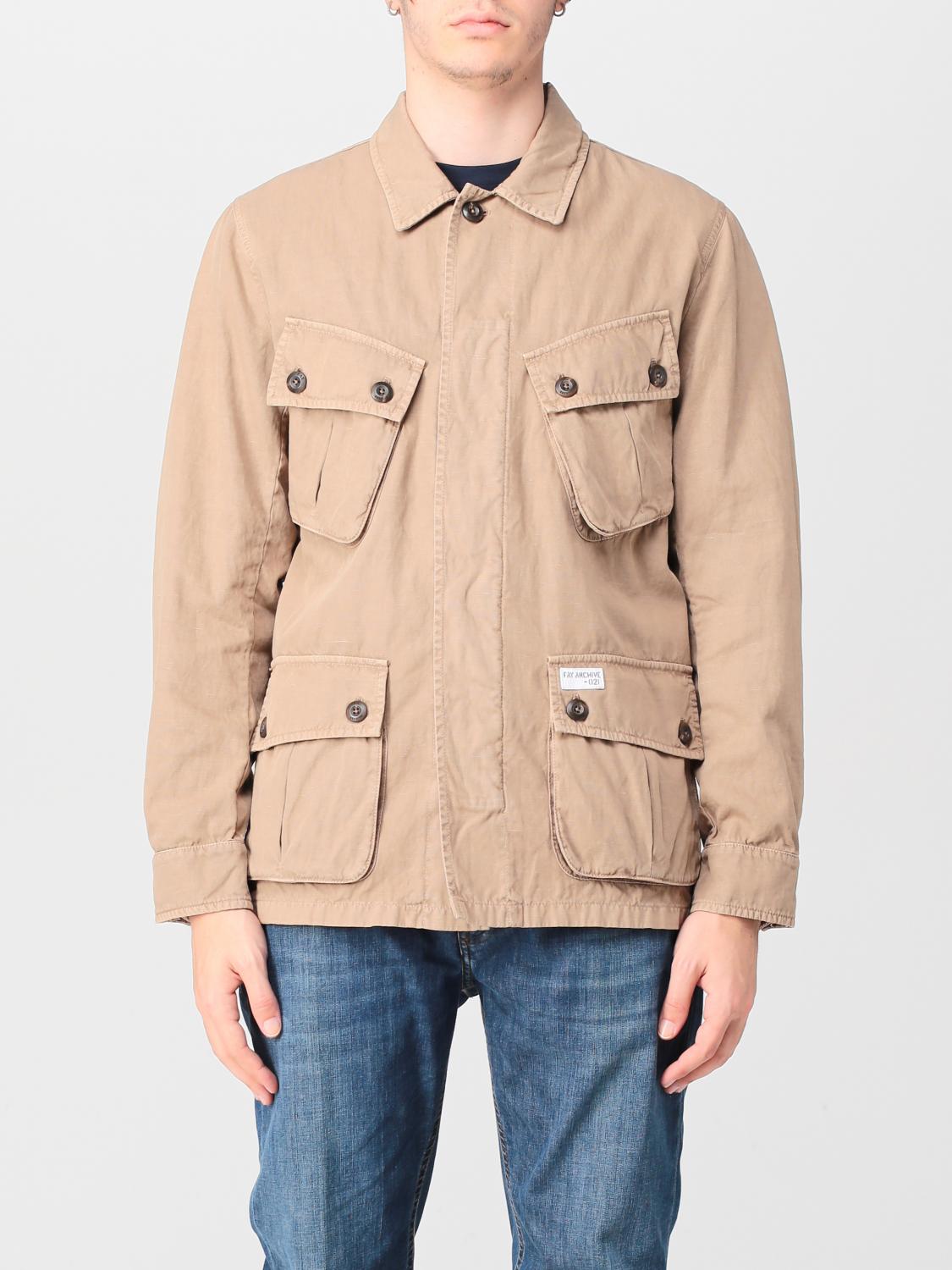 FAY JACKET: Jacket men Fay, Ivory - Img 1