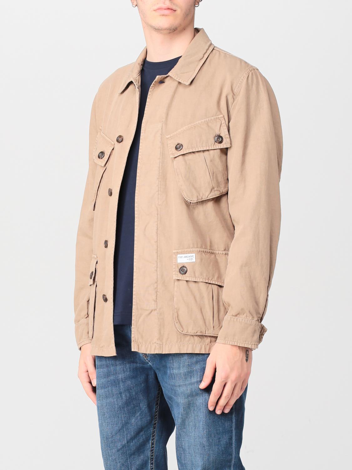 FAY JACKET: Jacket men Fay, Ivory - Img 3