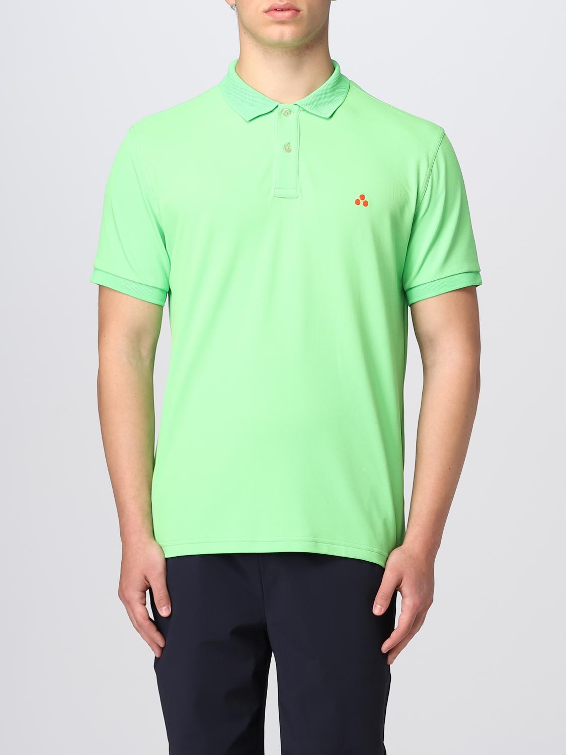 Peuterey Polo in tessuto tecnico Verde PEU426199011993