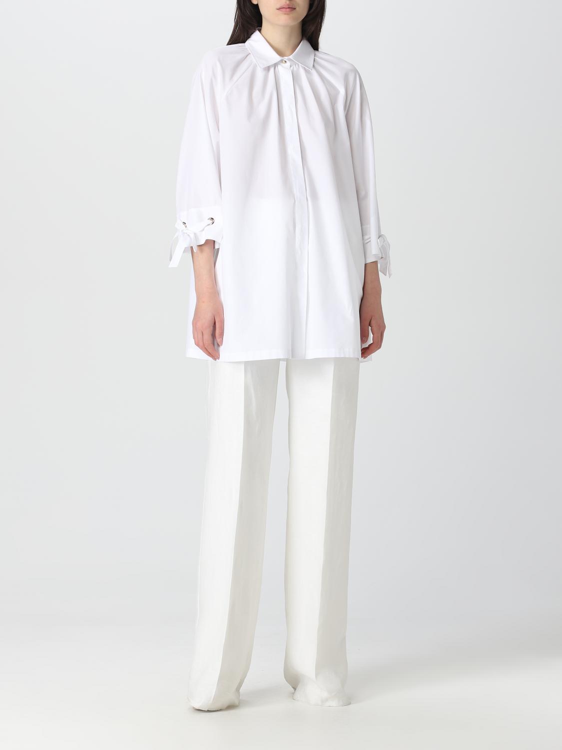MAX MARA CAMICIA: Camicia Gigi Max Mara in popeline, Bianco - Img 2