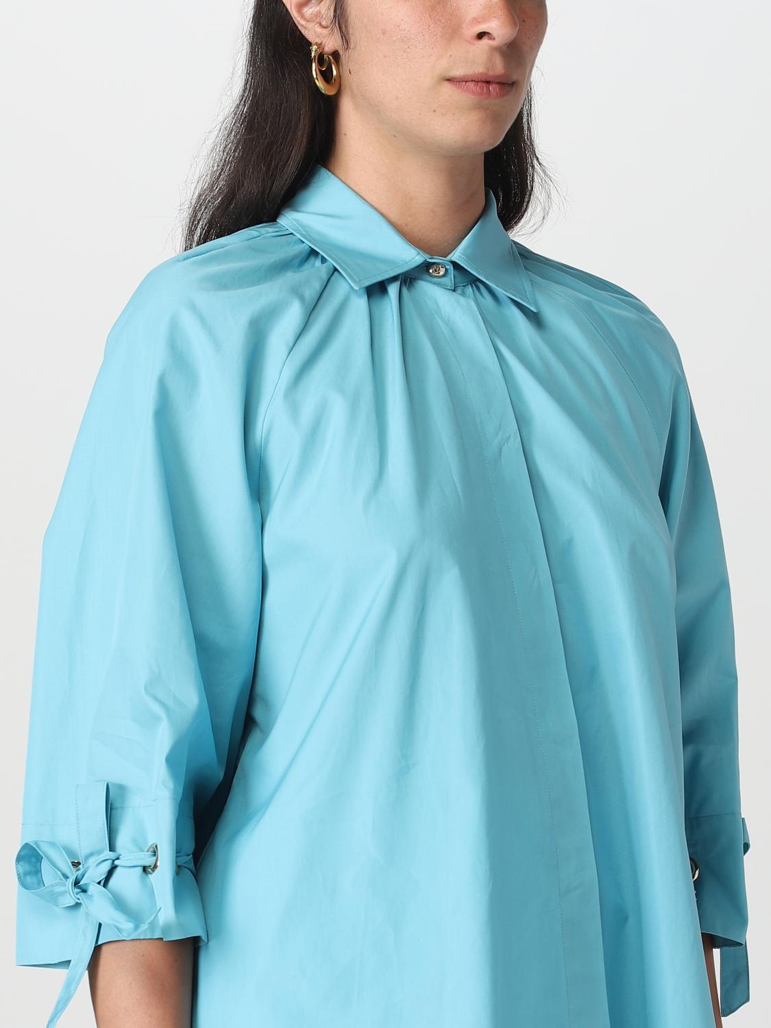 MAX MARA CAMICIA: Camicia Gigi Max Mara in popeline, Blue - Img 5