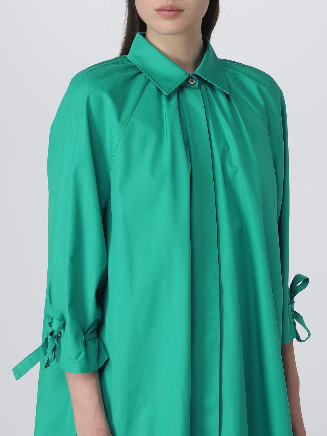 MAX MARA CAMICIA: Camicia Gigi Max Mara in popeline, Verde - Img 5